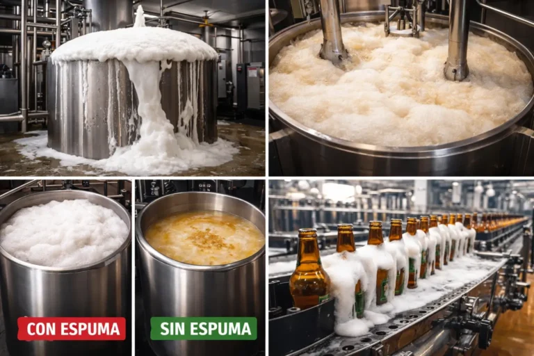 Antiespumante para la industria del licor