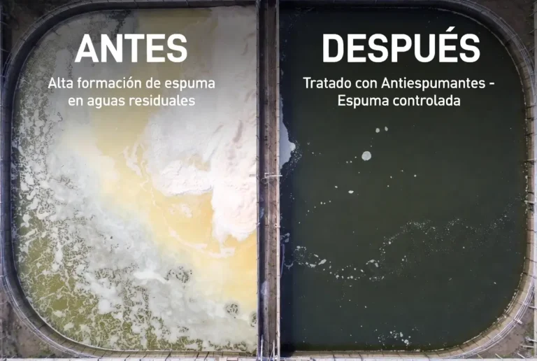Antiespumantes para Aguas residuales