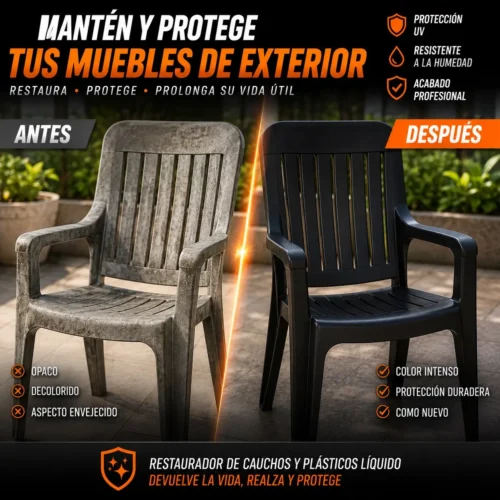 Restaurador de plásticos y cauchos Restaurador de plásticos y cauchos