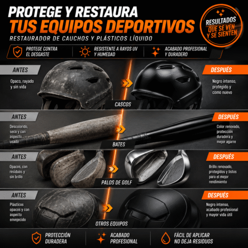 Restaurador de plásticos y cauchos Restaurador de plásticos y cauchos