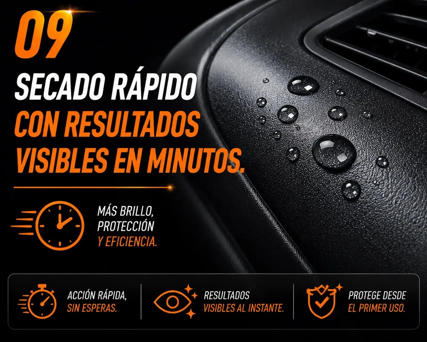 Restaurador de plásticos y cauchos