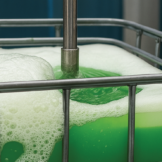 ANTIFOAMZERA I30 Antiespumante en emulsión base siliconas, formulado para eliminar espuma en medios acuosos.