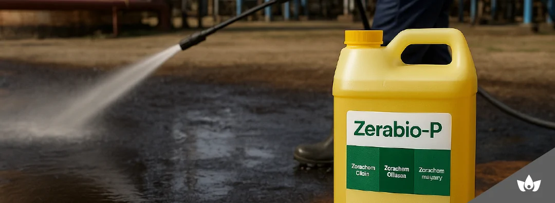 Zerabio-P: limpieza segura y rápida para derrames industriales